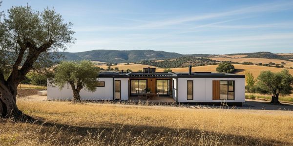 casa prefabricada en finca rustica